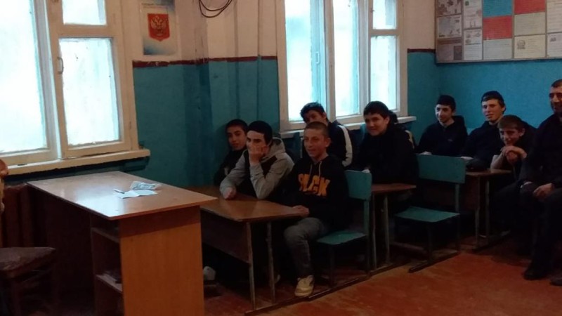 Встреча артиста театра с учащимися
